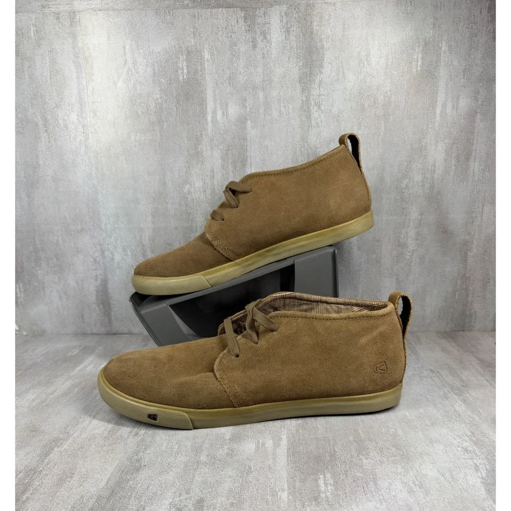 KEEN Austin Chukka Brown Suede Lace Up Boots Mens 10.5 1007675